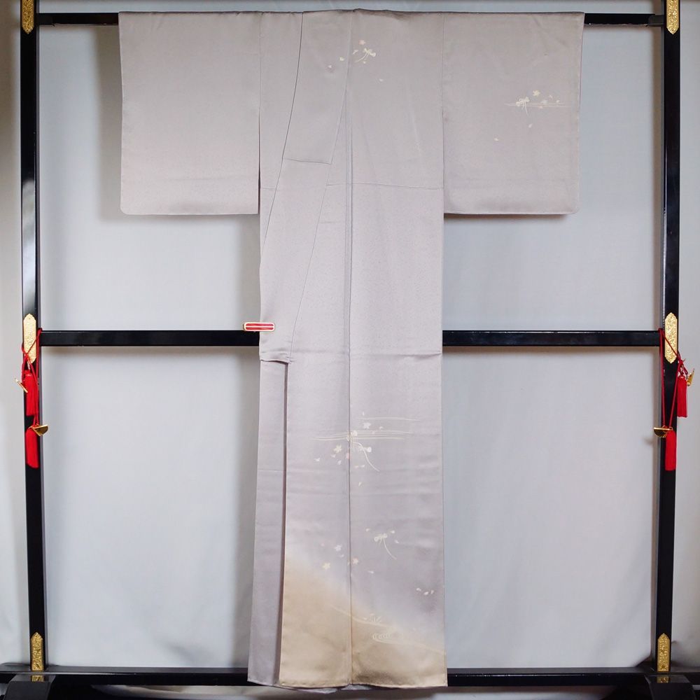 付下げ訪問着 袋帯