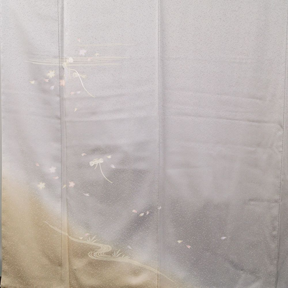 ぼかしに鼓胴 桜花模様