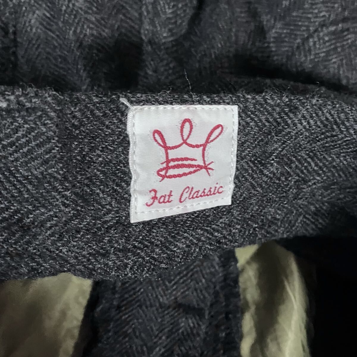 FAT Classic エフエーティークラシック ウール ヘリンボーン ワイド