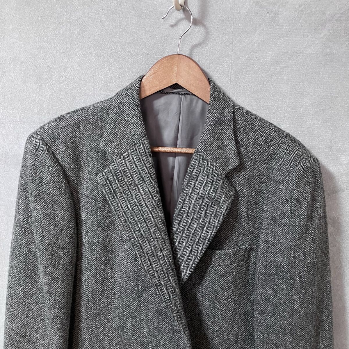 エーボンハウス ツイードスーツ ヘリンボーン トラッド 昭和レトロ