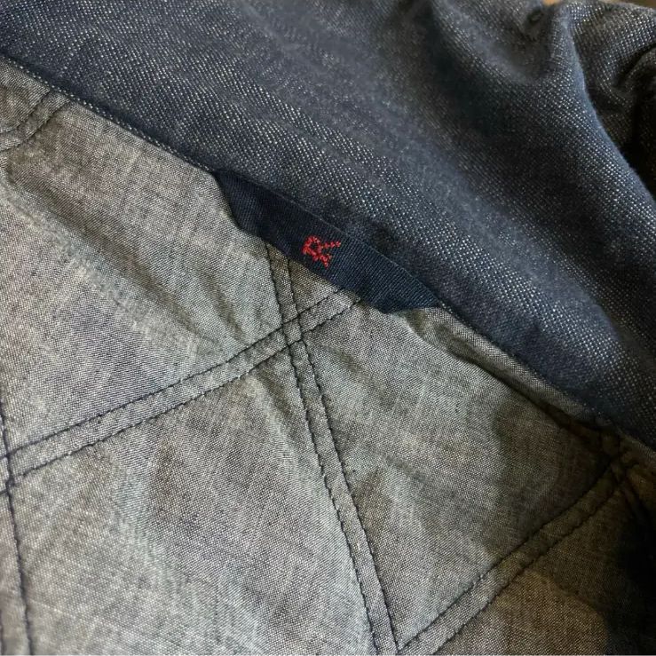 【お値下げ中】45rpm 小麦　デニム　キルティングジャケット 45rpm デニム 中綿 キルティング コート ジャケット - メルカリ