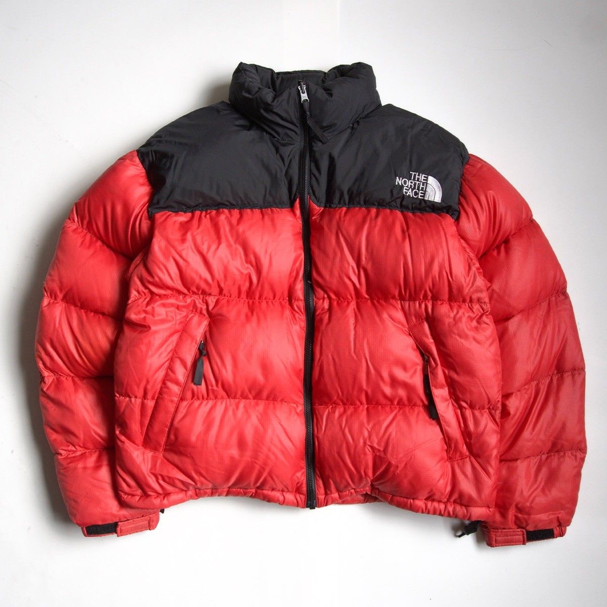 90S】 THE NORTH FACE 【NF003AS/Nuptse Jacket】L レッド ヌプシ
