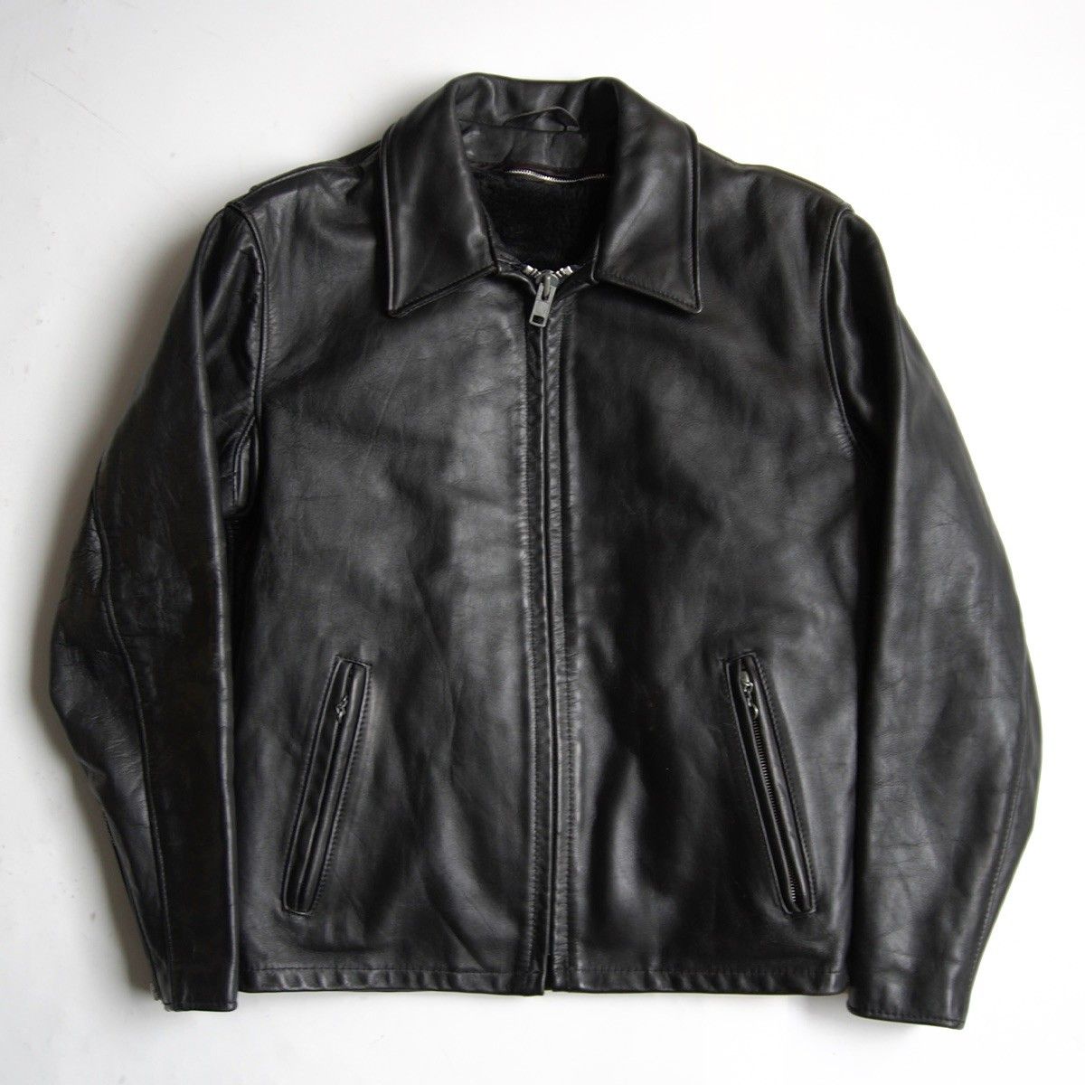 美品】SCHOTT【652/シングルライダースジャケット】38 ボアライナー