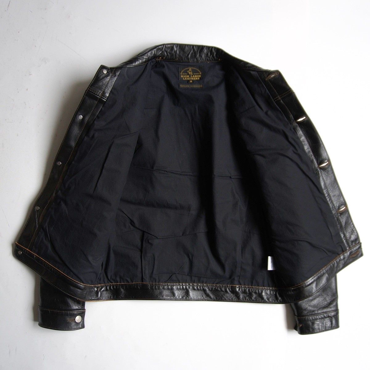 雰囲気抜群】 HIGH LARGE LEATHERS 【1st type ホースハイド レザー