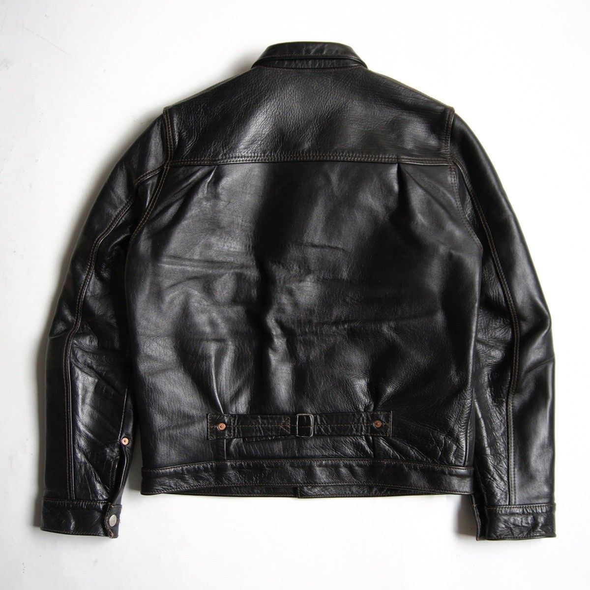 雰囲気抜群】 HIGH LARGE LEATHERS 【1st type ホースハイド レザー