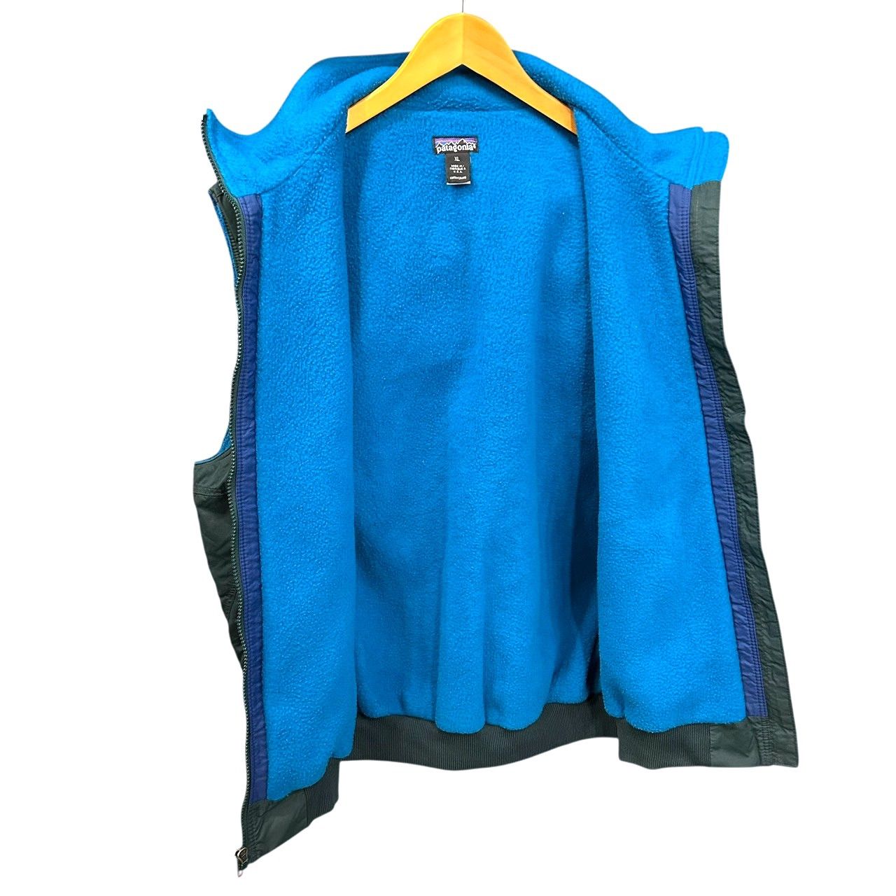 90s ビンテージ パタゴニア シェルドシンチラ ベスト XL グリーン USA