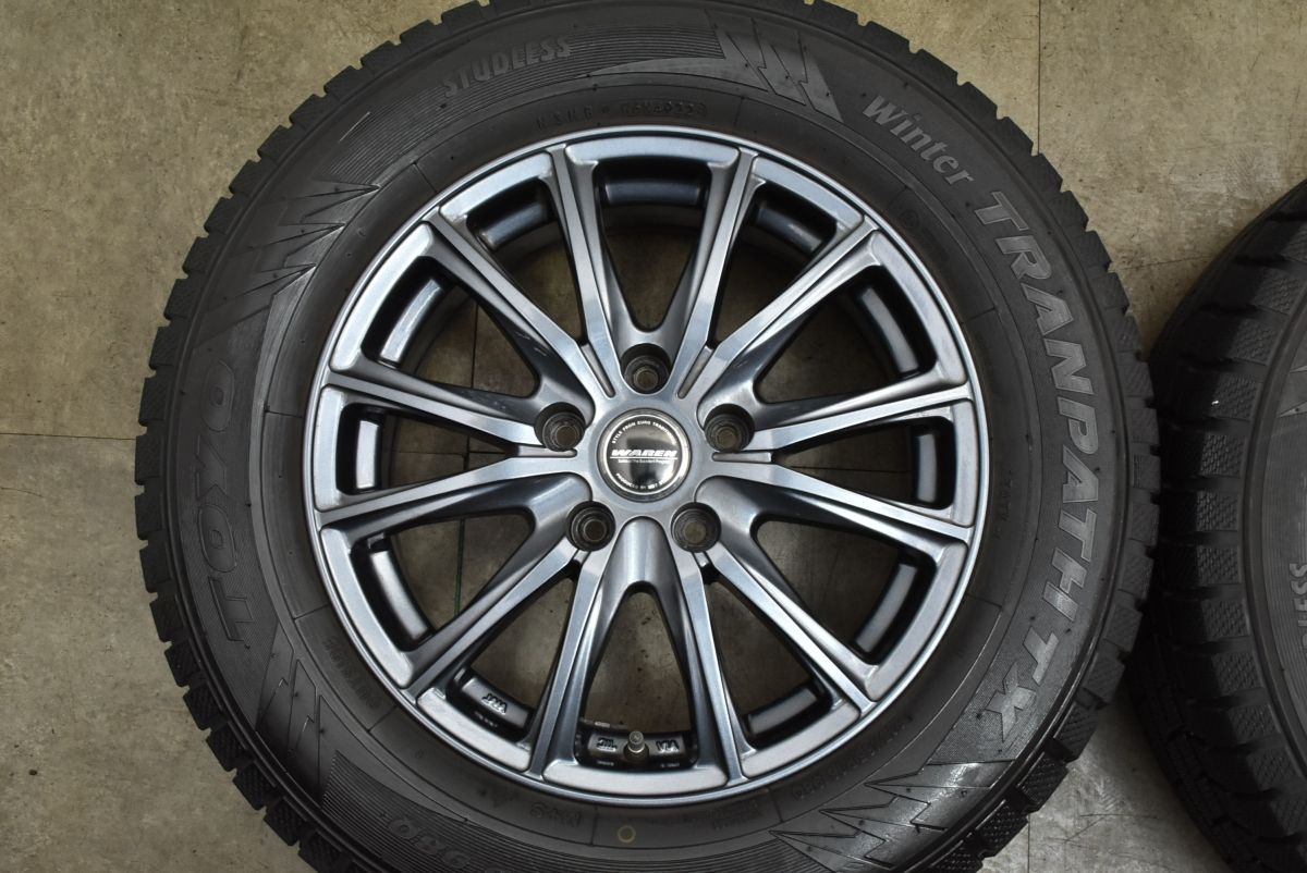 程度良好 WAREN 16 in 5 J 38 PCD 114 3 ウィンタートランパスTX 215 65 R アルファード ヴェルファイア カローラクロス エルグランド