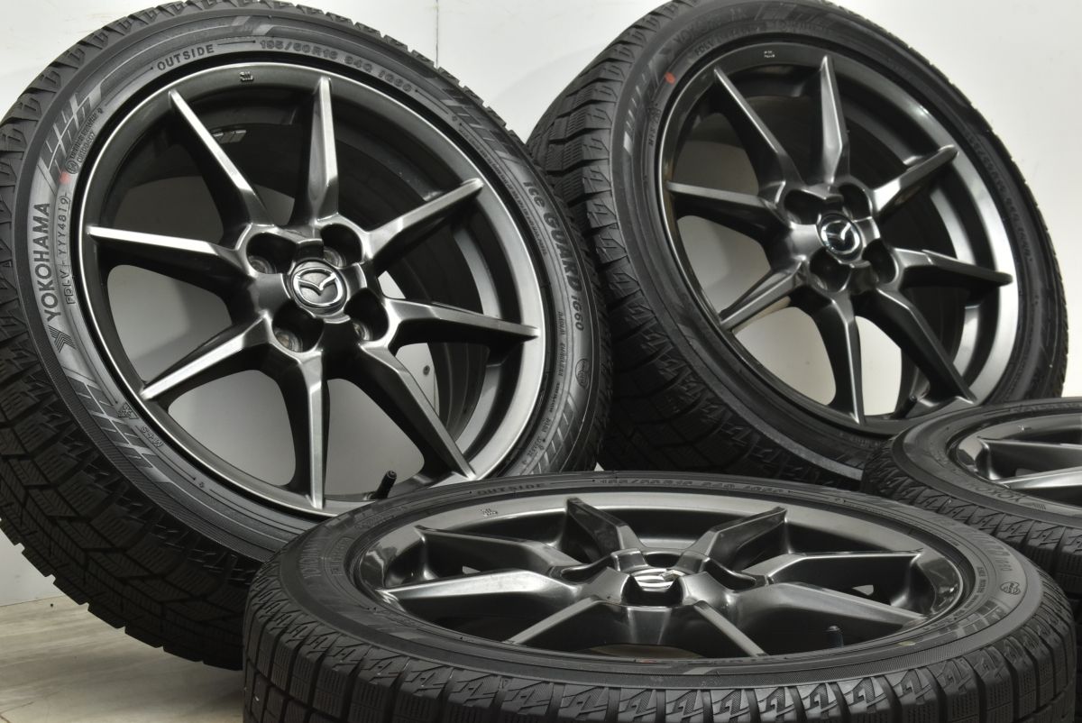 マツダ ND ロードスター 16 in 6 5 J 45 PCD 100 ヨコハマ アイスガード IG 60 195 50 R スタッドレス デミオ MAZDA 2 流用