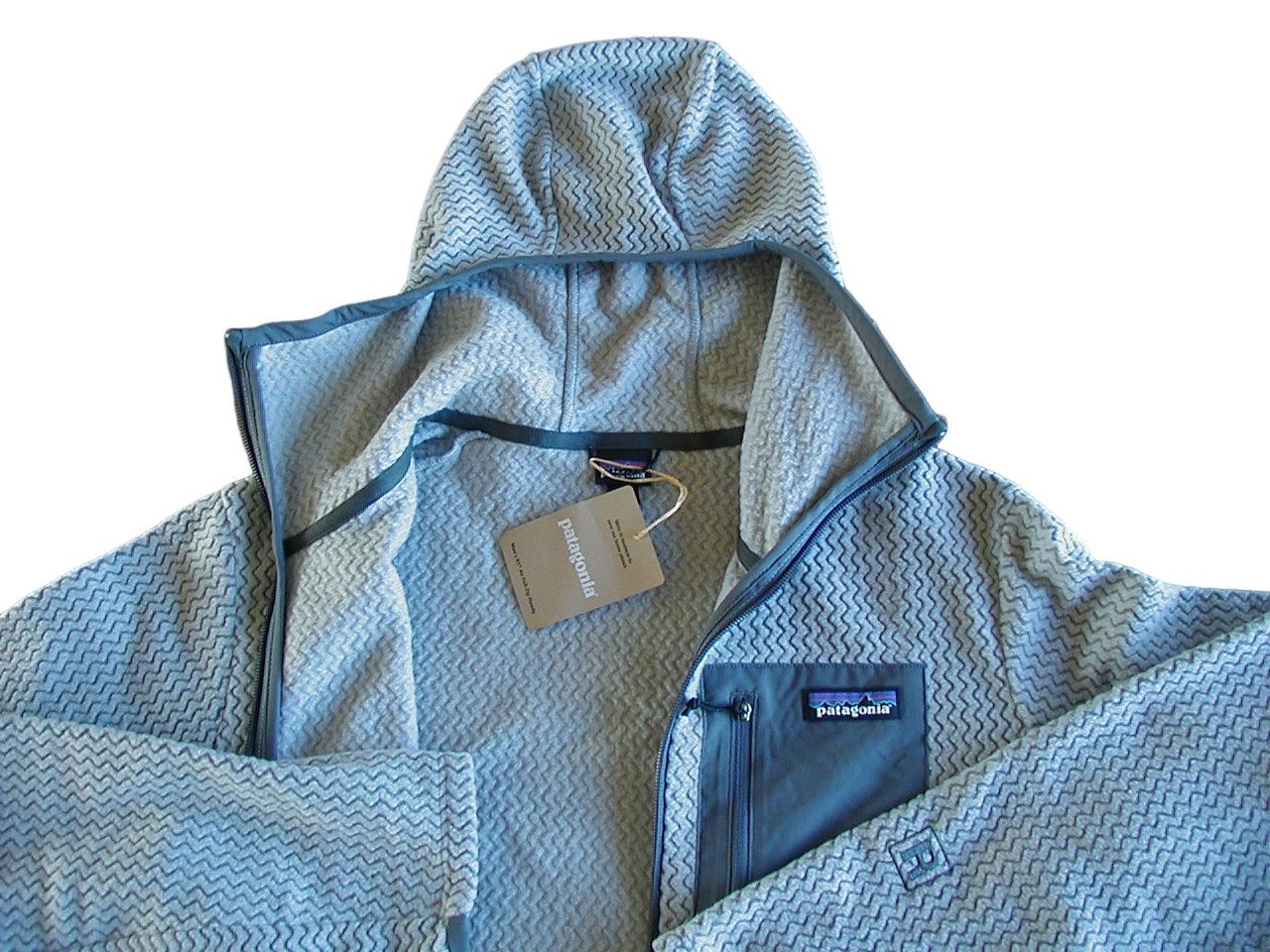 送料込 S パタゴニア M’s R1 エア フルジップ フーディ patagonia Forever Grey FEGY