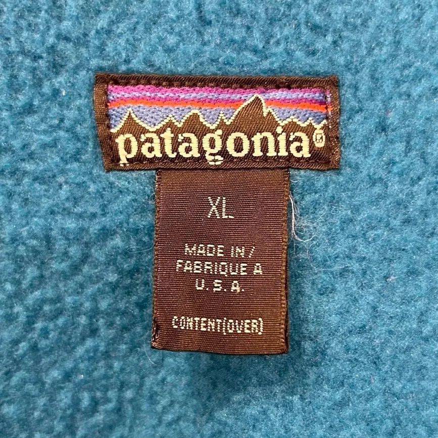 90s ビンテージ パタゴニア シェルドシンチラ ベスト XL グリーン USA