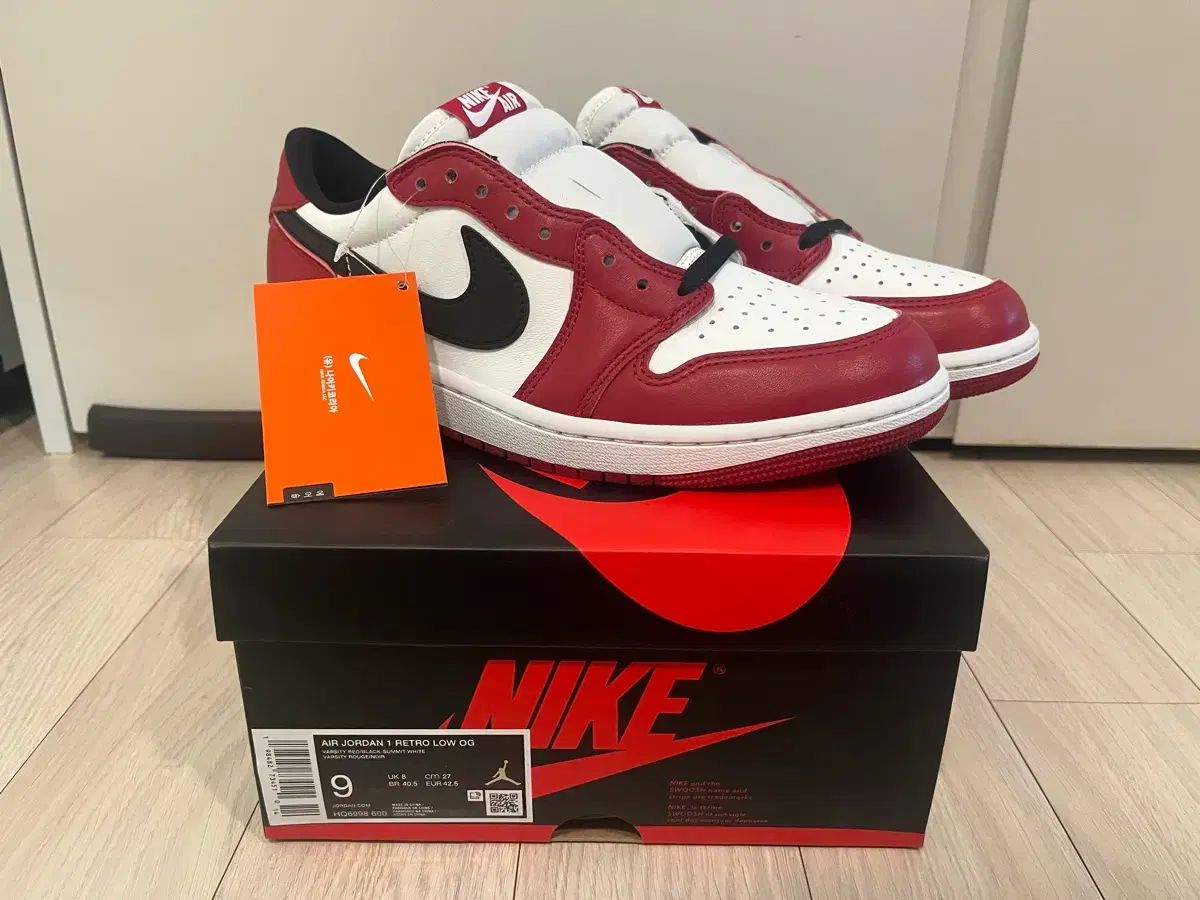 ナイキ エア ジョーダン1 ロー OG シカゴ 270 mm