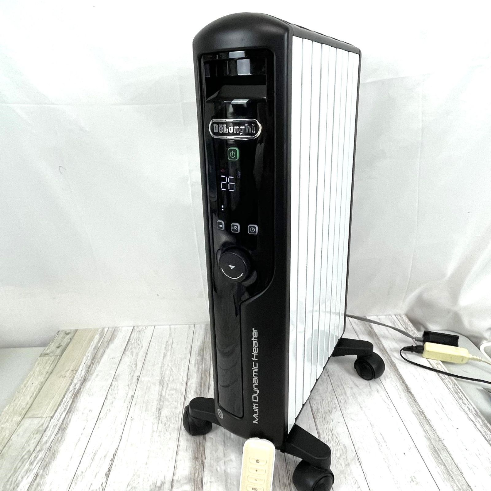 即暖モデル デロンギ MDHU 12 BK マルチダイナミックヒーター ゼロ風暖房 リモコン付 1200 W e 382