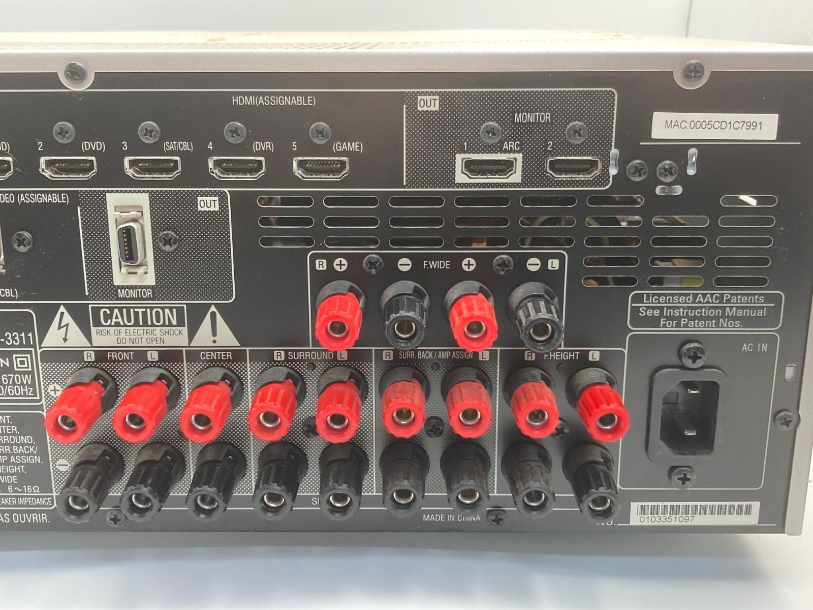 ◇ DENON デノン AVR-3311 AVアンプ - メルカリ