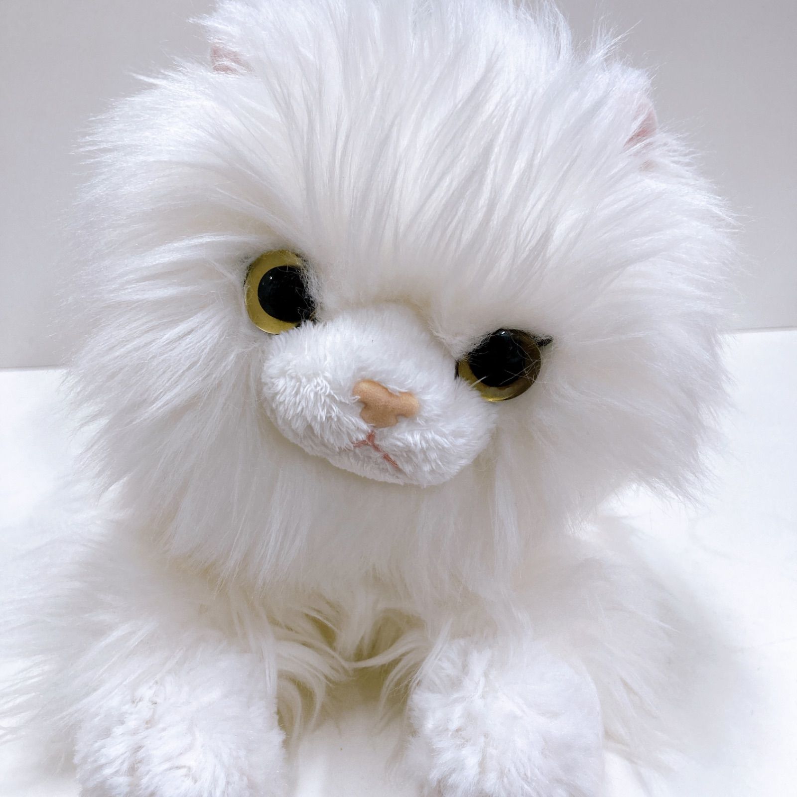 販売終了品 ひざねこ ペルシャ猫 ネコ ぬいぐるみ サンレモン Mサイズ