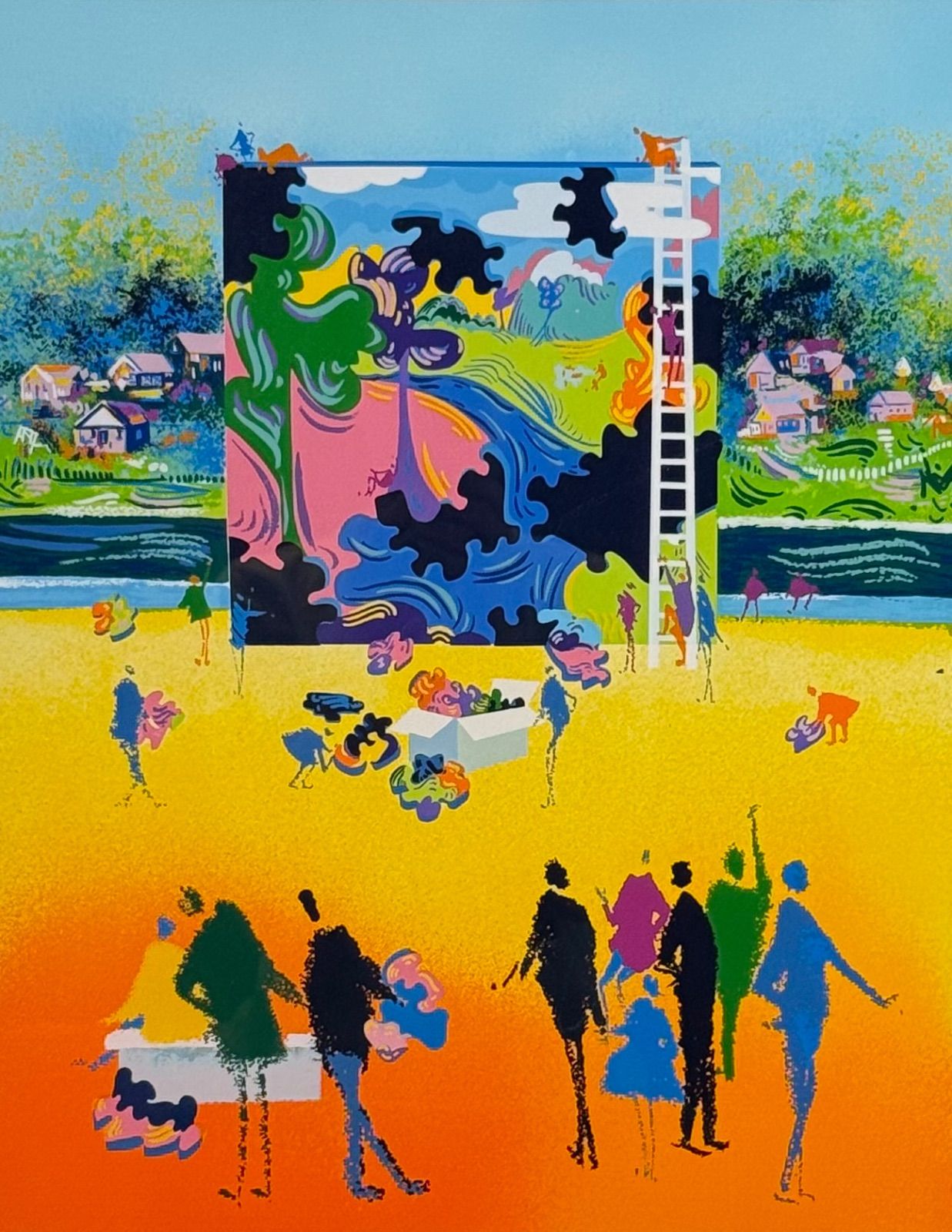 レオ パシリコ コミュニティプロジェクト シルクスクリーン HC 12 40 証明書あり アメリカの画家