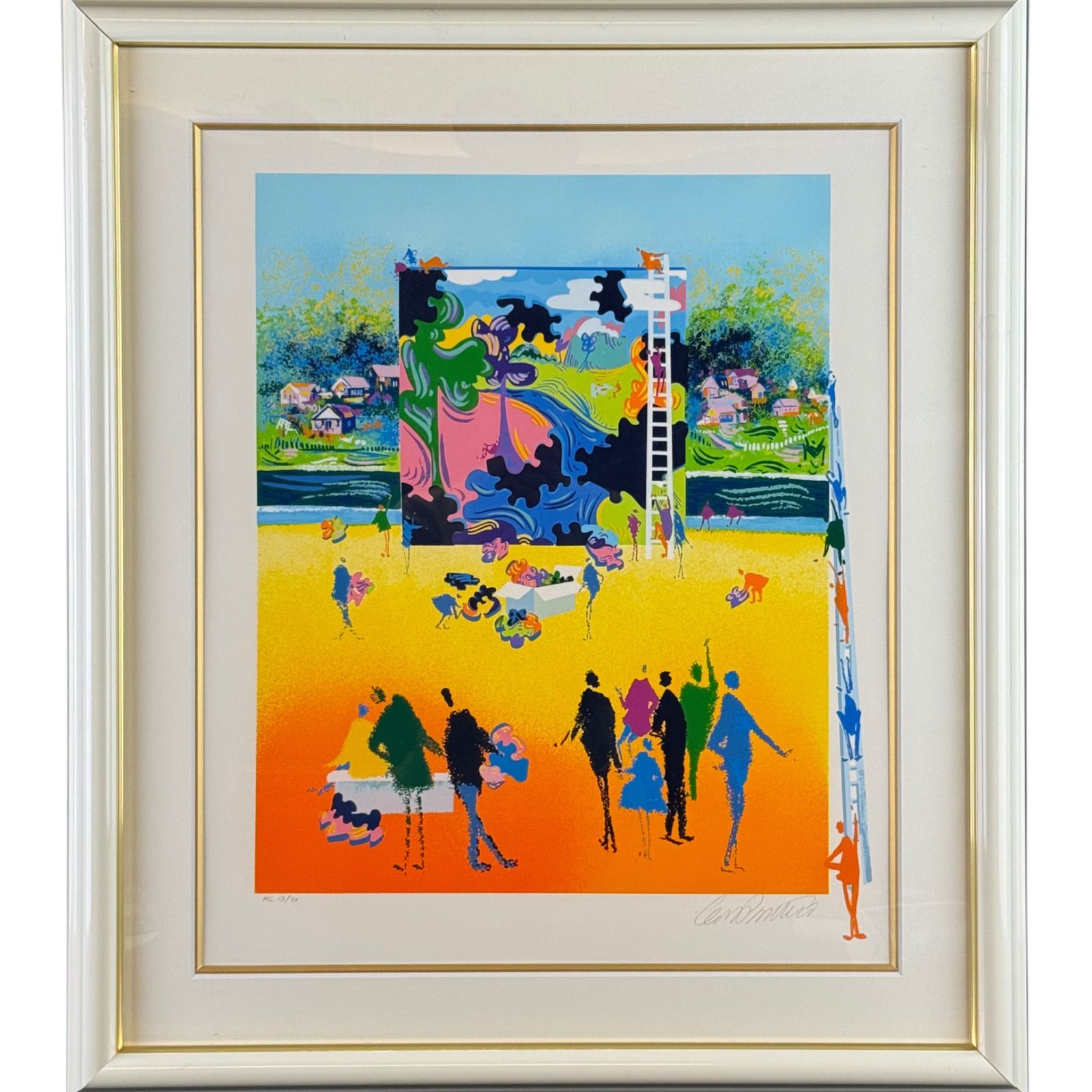 レオ パシリコ コミュニティプロジェクト シルクスクリーン HC 12 40 証明書あり アメリカの画家