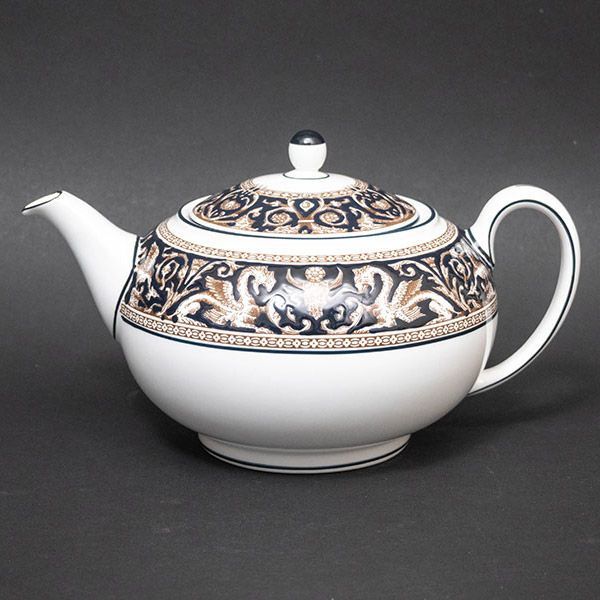 ウェッジウッド フロレンティーンダークブルー ティーポット 1200mm