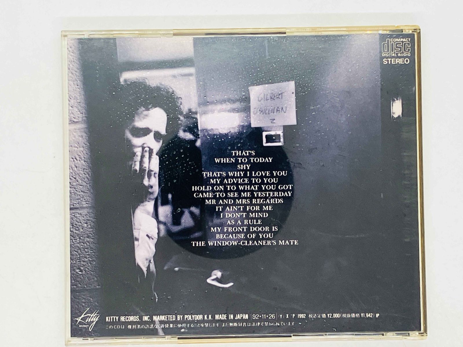 CD ギルバート・オサリバン・オリジナル・コレクション リトル