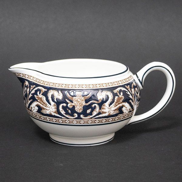 ウェッジウッド フロレンティーンダークブルー クリーマー Lサイズ