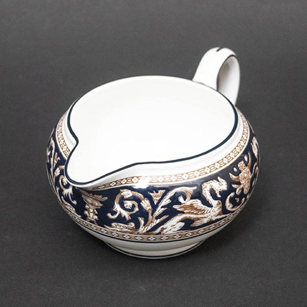 ウェッジウッド フロレンティーンダークブルー クリーマー Lサイズ