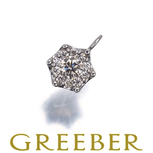 エステール ペンダントトップ ダイヤ ダイヤモンド 0 31 ct パヴェ Pt 900 182504