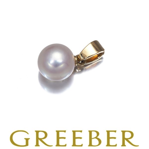 ミキモト ペンダントトップ パール 真珠 7 0 mm 一粒 K 18 YG 182533