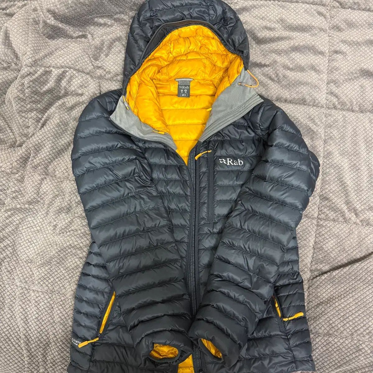 Rab 랩 アルパイン マイクロライト フード ジャケット S ベルーガ