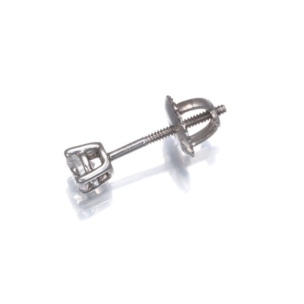 ティファニー ピアス ダイヤ ダイヤモンド 0.11ct程 ソリティア 片耳