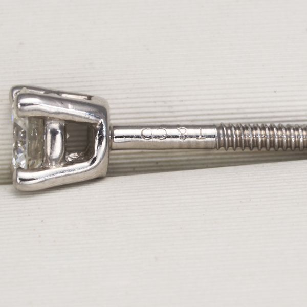 ティファニー ピアス ダイヤ ダイヤモンド 0.11ct程 ソリティア 片耳