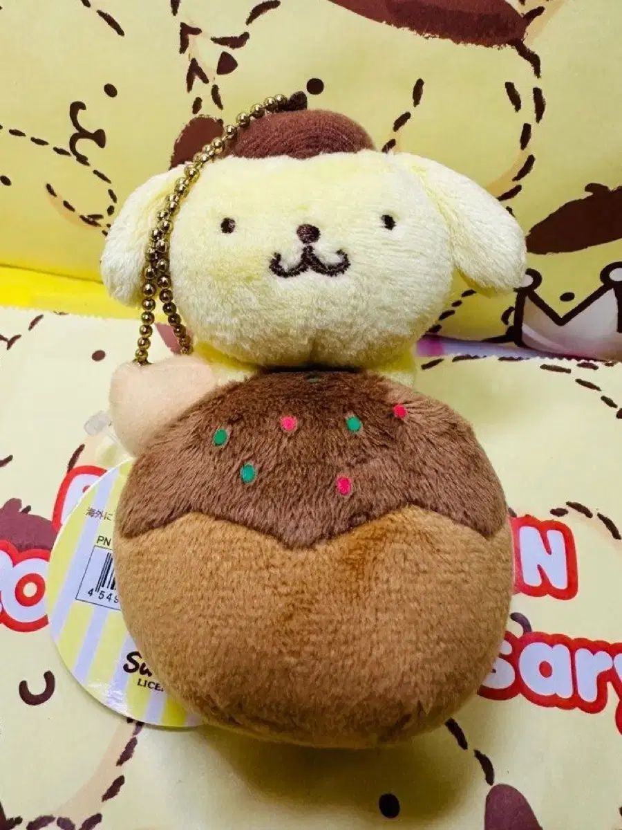 サンリオ ポムポムプリン たこ焼き 大阪 カフェ キーホルダー レア