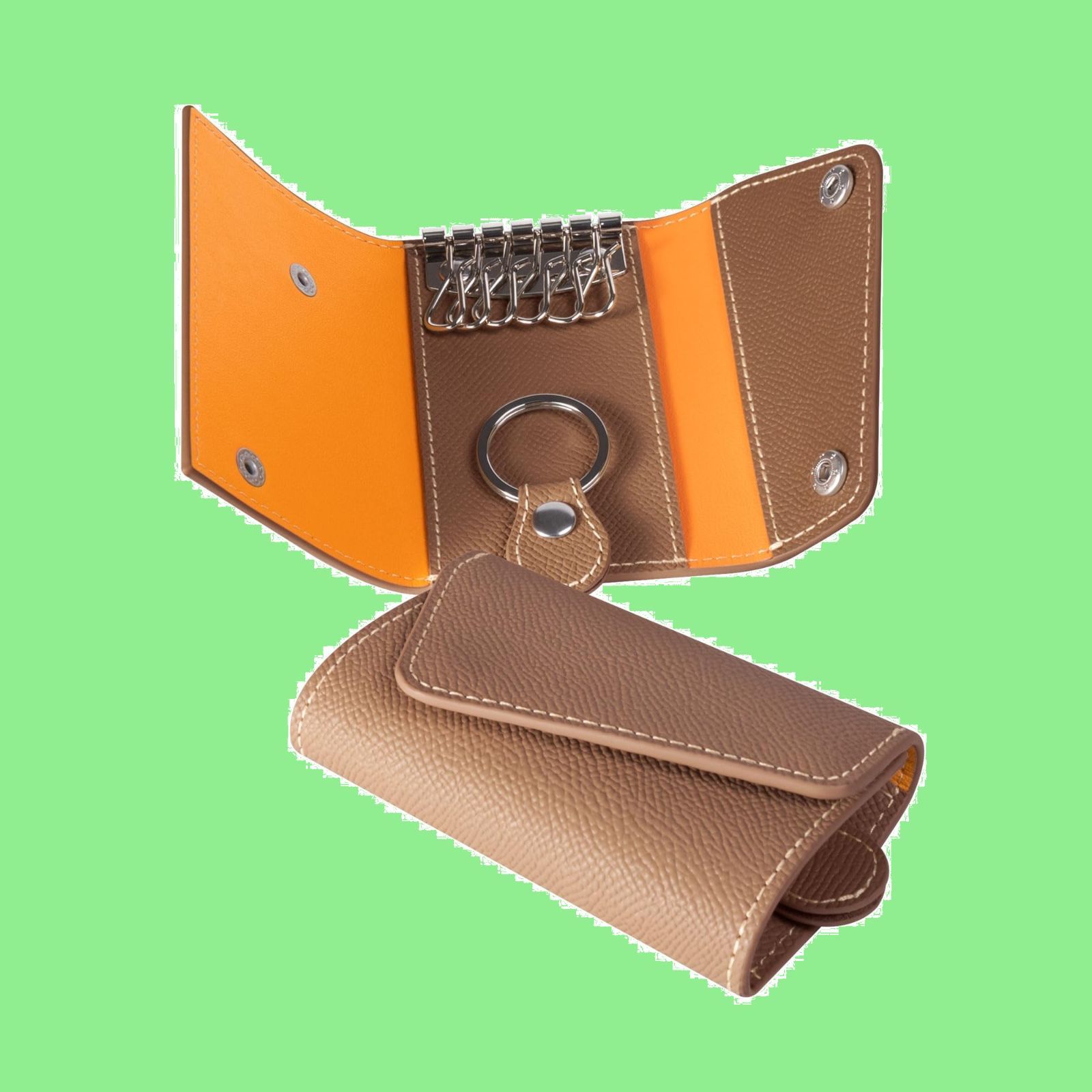 在庫 カード収納 CONKC-L 6連キーフック 大容量 ヨーロピアンエンボスレザー 本革 キーケース コグレ COGURE