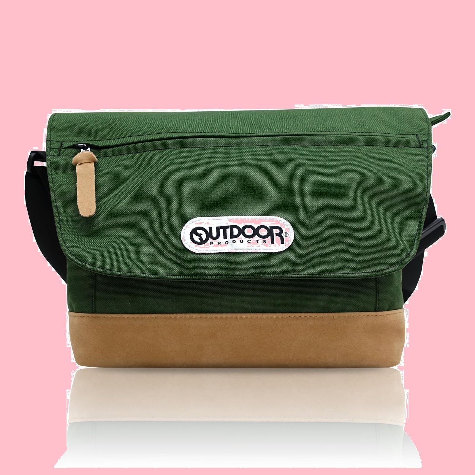 【在庫処分】ナイロン フラップ ミニ スウェード合皮 クラシック ショルダーバッグ [アウトドアプロダクツ]