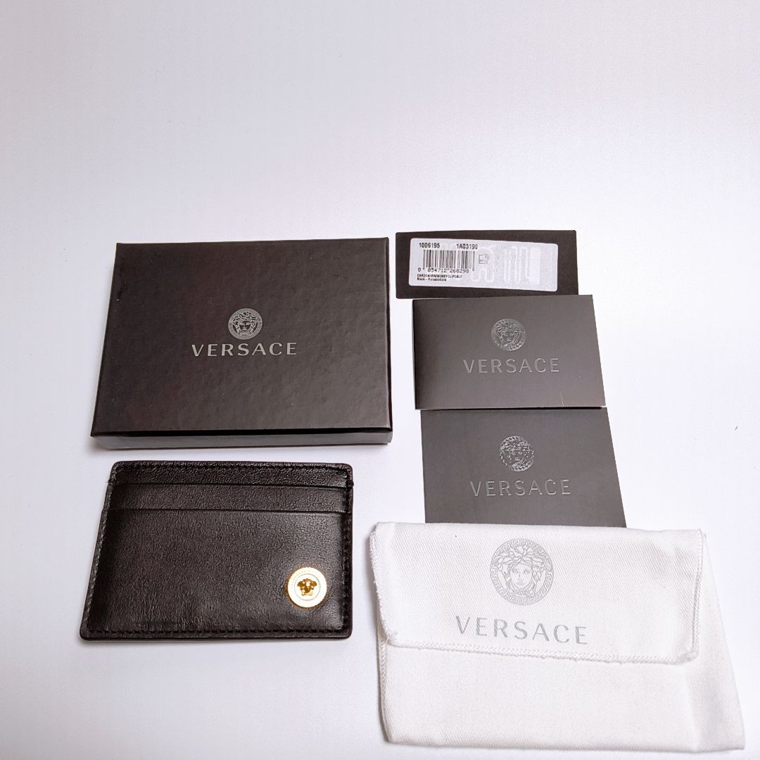 VERSACE メドゥーサ ビギー カードホルダー マネークリップ付き 財布