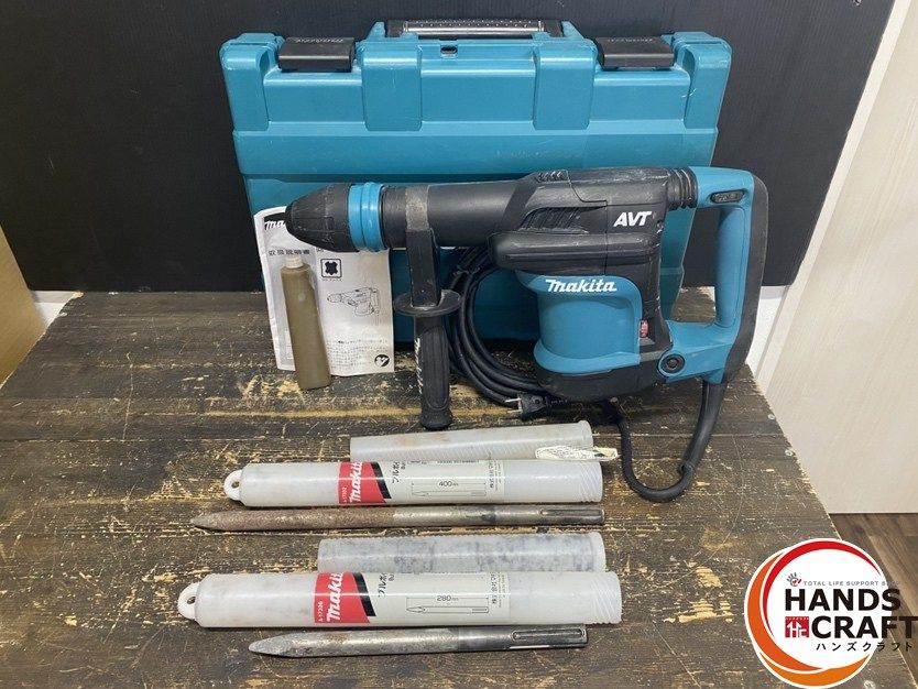 品 makita マキタ HM 0871 C 電動ハンマ 電動ハンマー 打撃数 1 100-2 650 min-1 単相100 V ブルポイント 説明書 ケース付