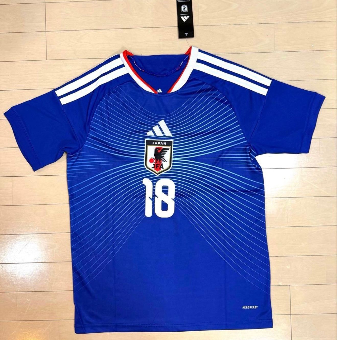 新品未使用】上田綺世 サッカー日本代表 最新ユニフォーム #18 AYASE M