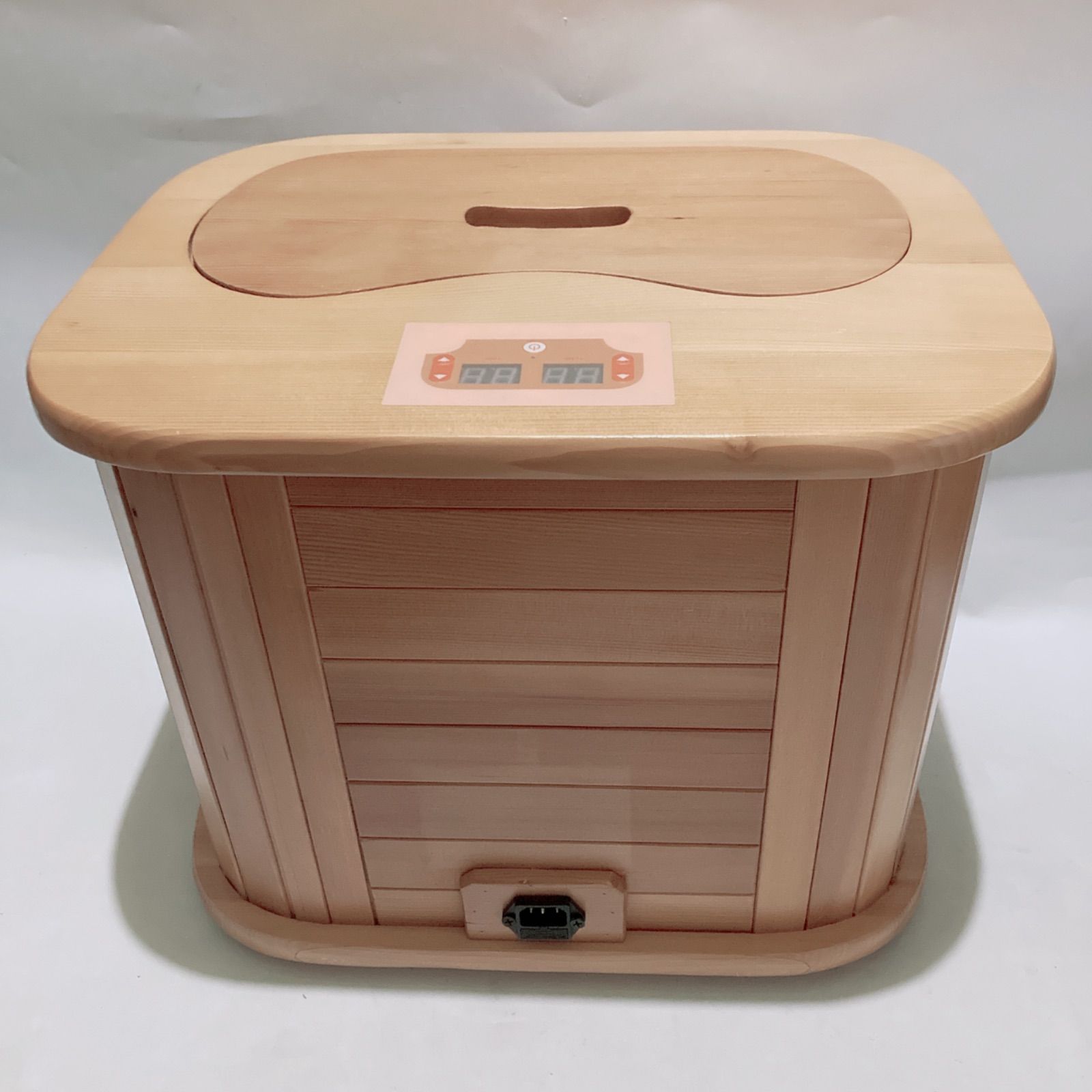 足湯　サウナカバー付きセラミックフットバス　はぴねすくらぶ 足湯 サウナカバー付きセラミックフットバス はぴねすくらぶ 美品】は