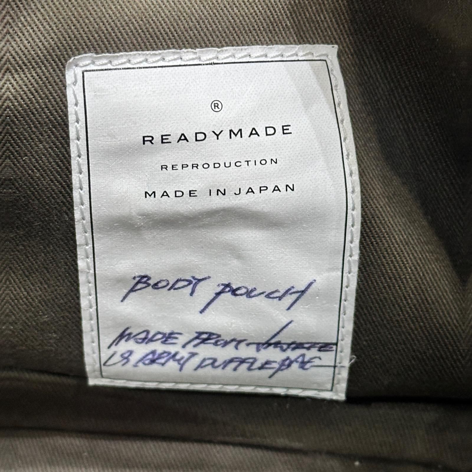 参考上代88000円 READYMADE BODY POUCH ボディポーチ 鞄 レディメイド