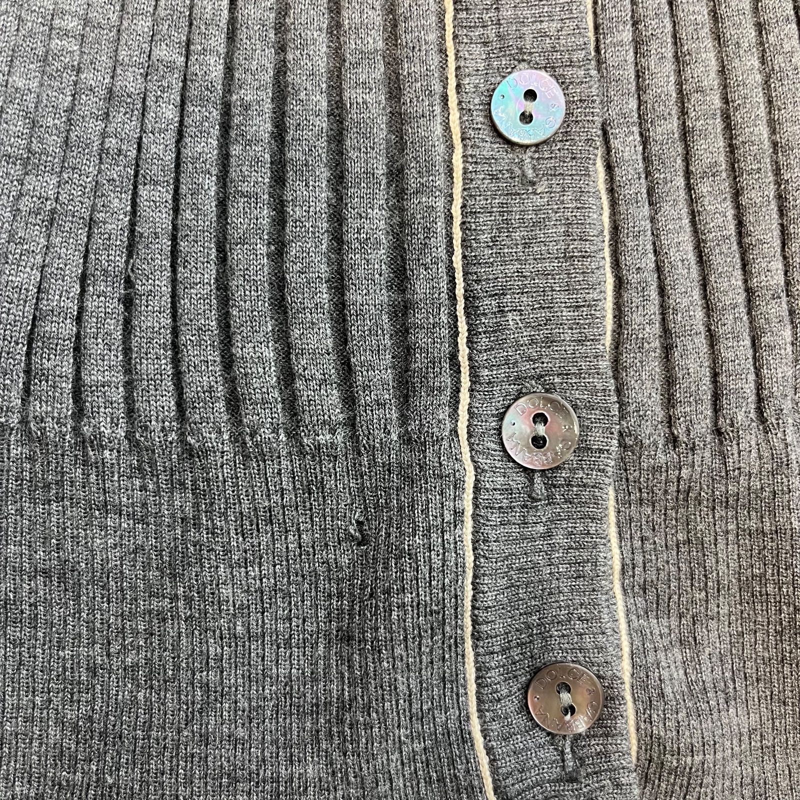 D&G DOLCE&GABBANA ドルチェアンドガッバーナ リブニット ラウンド