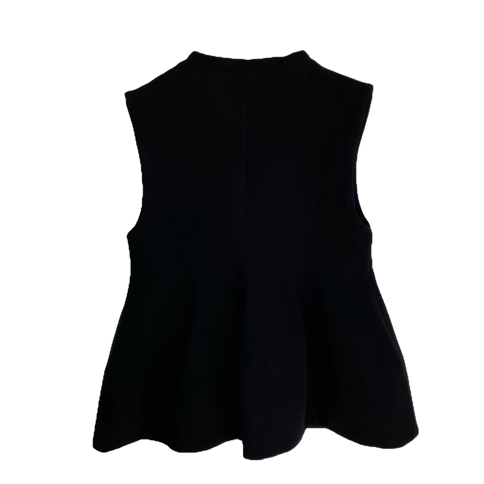 machatt ウールライクフォルムベスト F ブラック 黒 マチャット フ ジレ