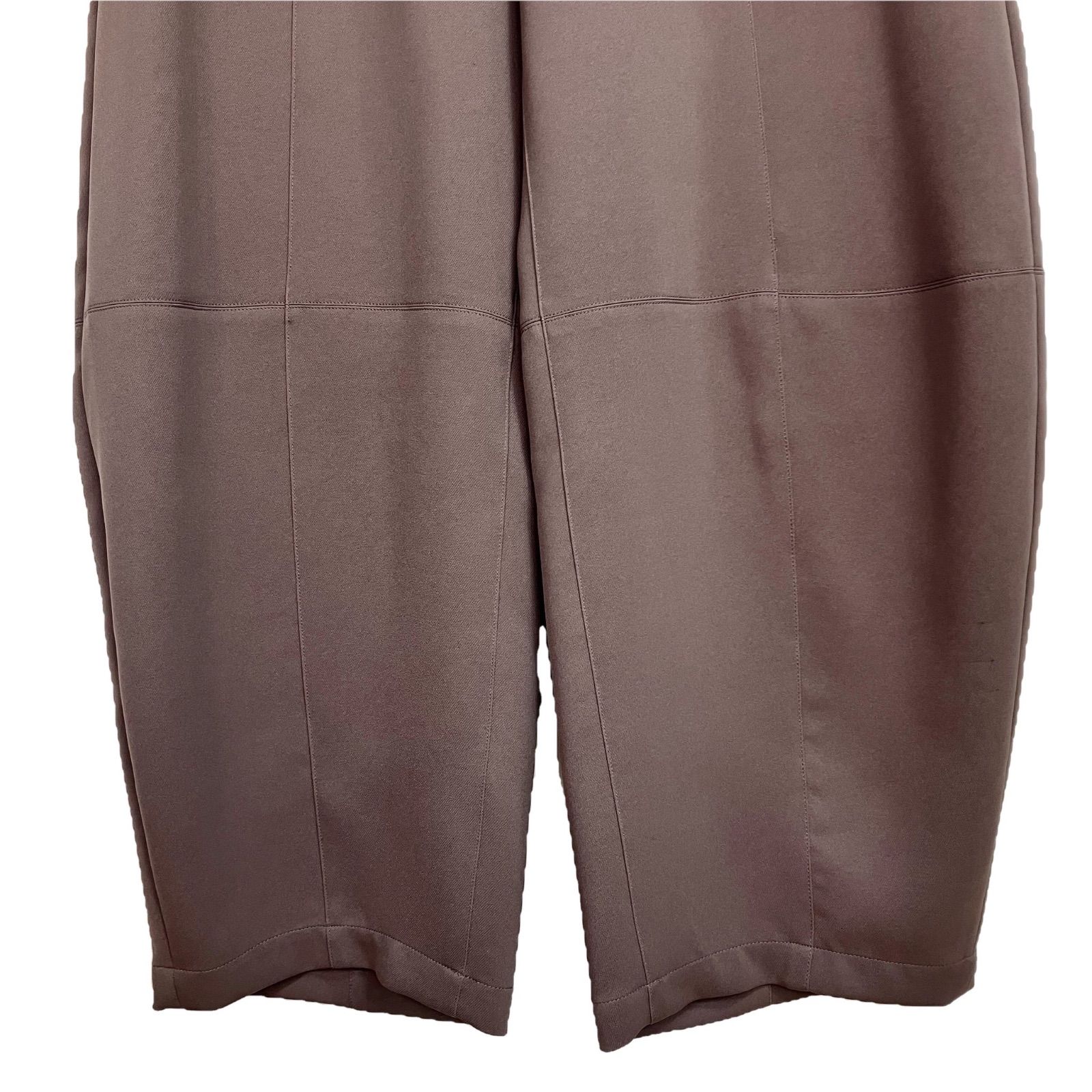 Drawing Numbers ソフトトリプルクロスカーブワイドパンツ 36 ブラウン