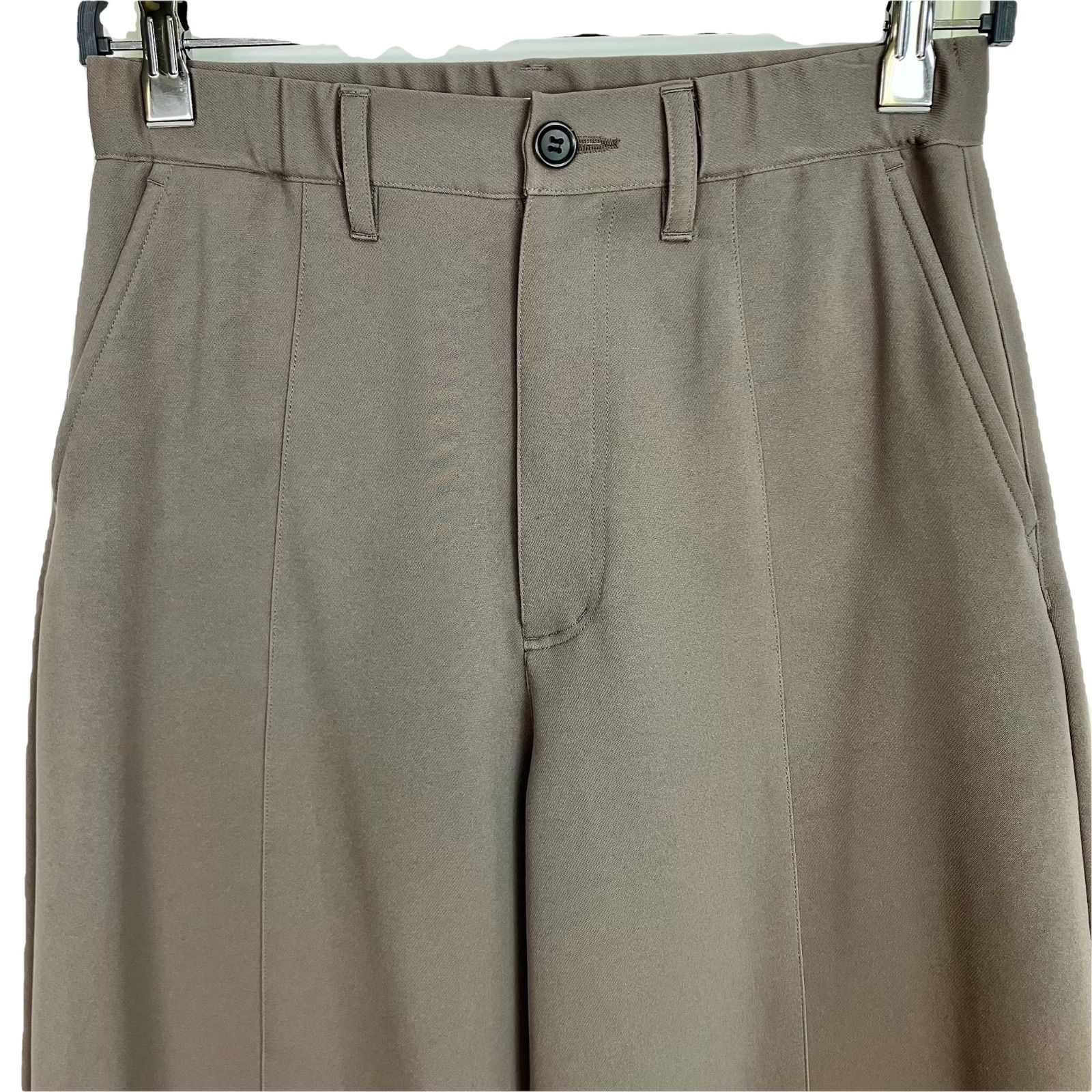 Drawing Numbers ソフトトリプルクロスカーブワイドパンツ 36 ブラウン