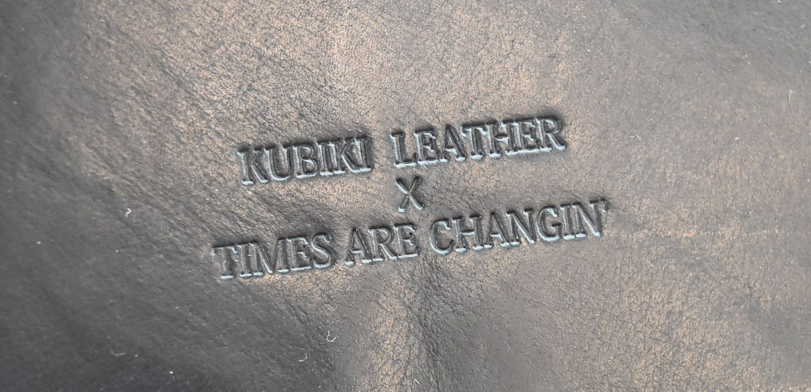 KUBIKI LEATHER クビキレザー ベルト タイムズアーチェインジン クビキレザー kubiki leather TIMES ARE CHANGIN タイムズ アー