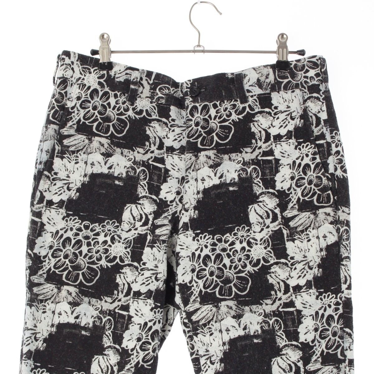 コムデギャルソン　オム　プリュス　花柄サルエルパンツ COMME des GARCONS 2023ss STAND ゴージャスな薔薇の ボリューム