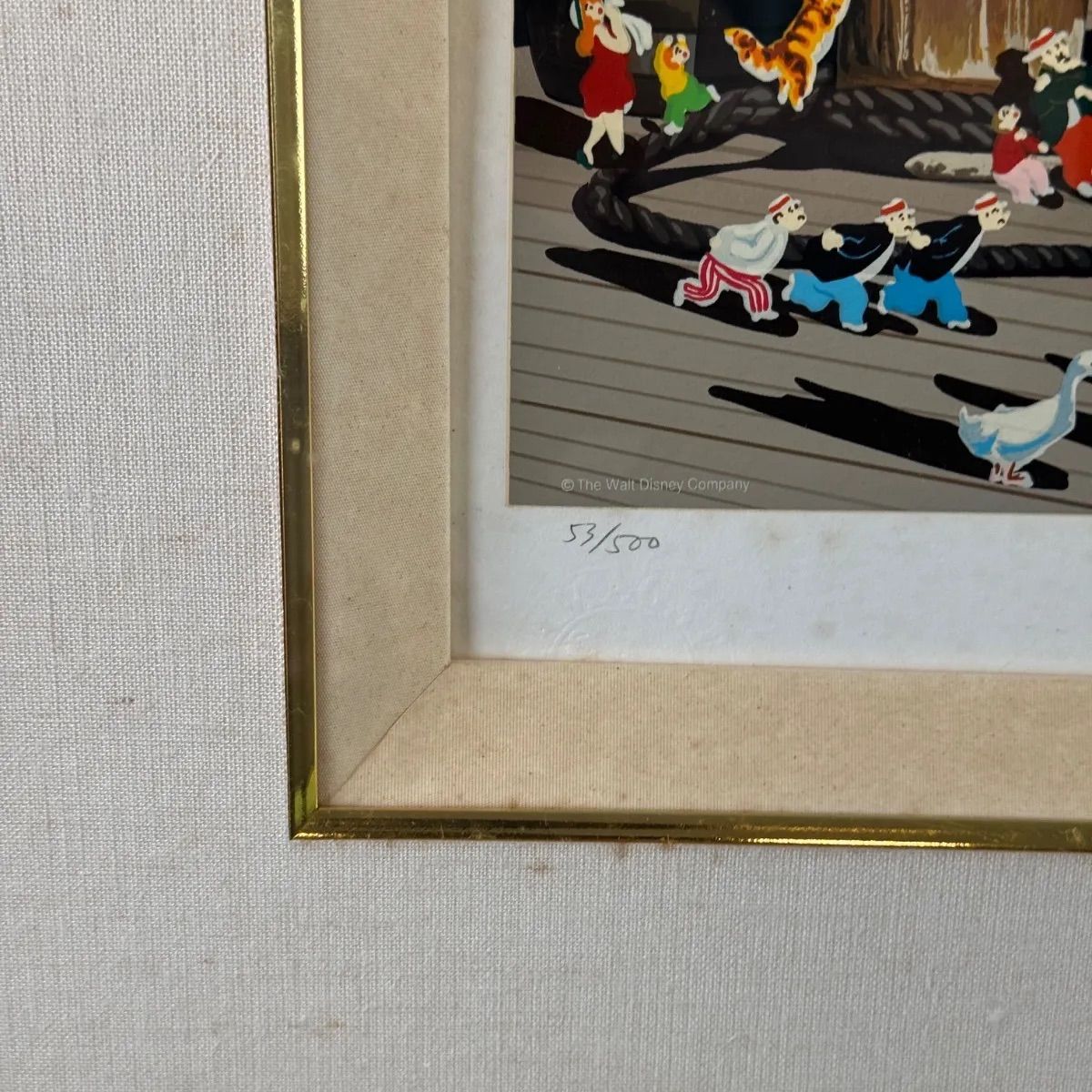 ヒロヤマガタ【マーク トゥエイン号】 ディズニー シルクスクリーン ヒロ・ヤマガタ「マーク・トゥエイン号」シルクスクリーン 20号 大作