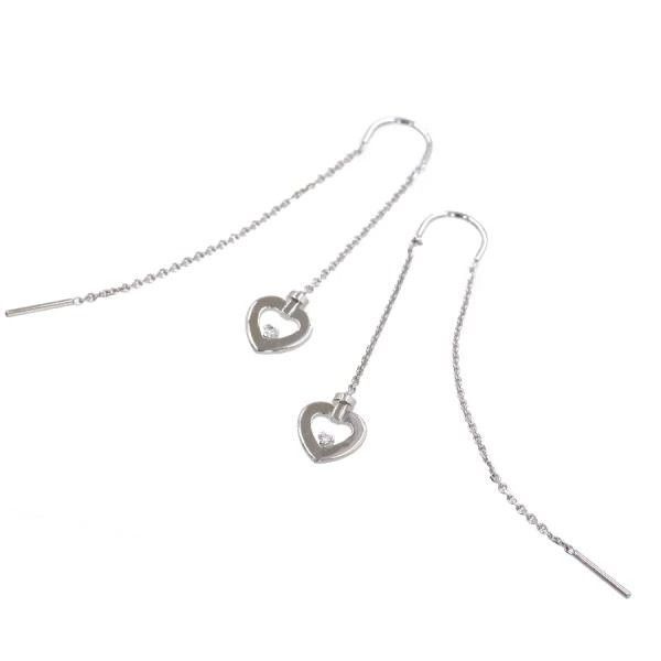 FRED フレッド プリティウーマンピアス 1Pダイヤ 18Kホワイトゴールド