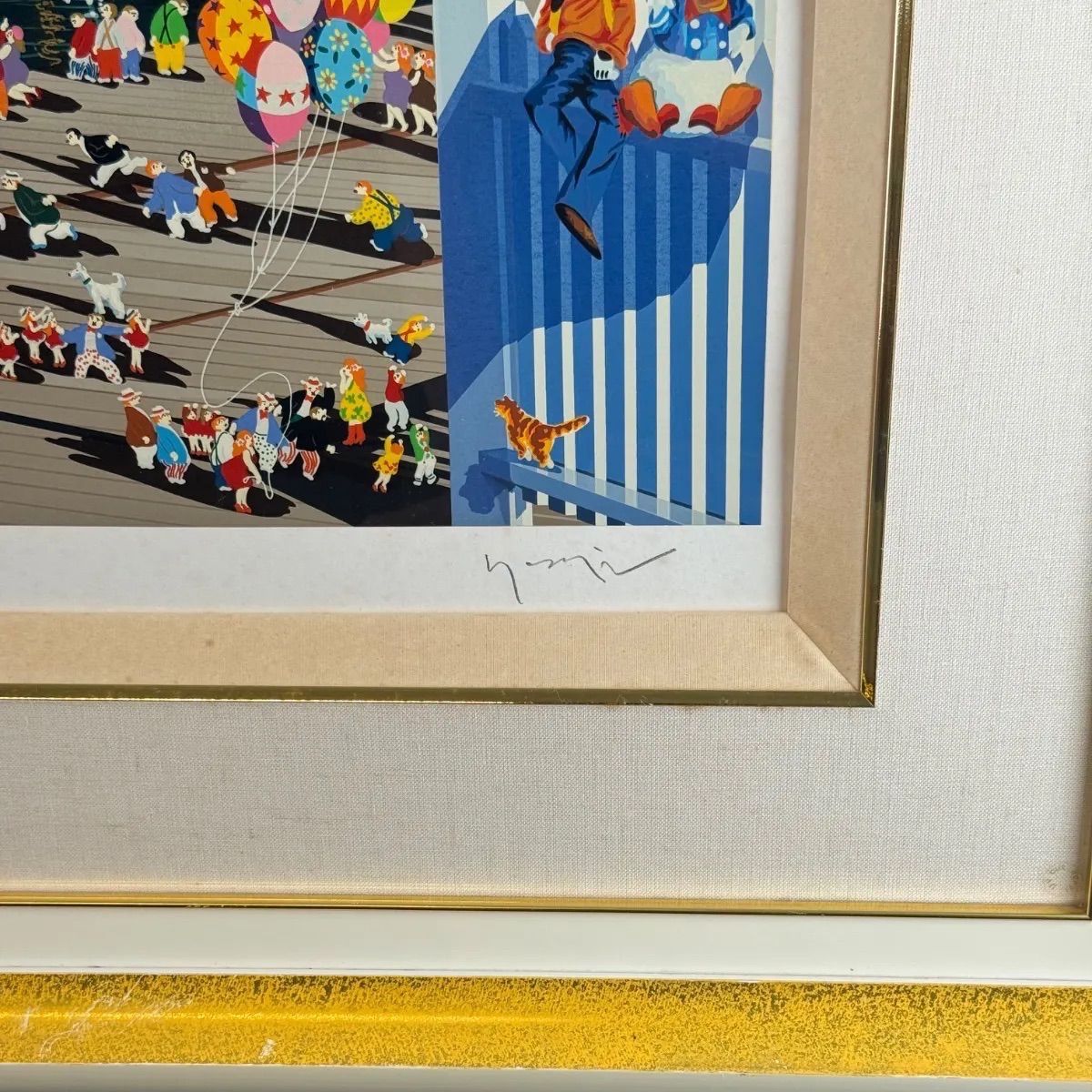 ヒロ・ヤマガタ「マーク・トゥエイン号」シルクスクリーン 20号 大作