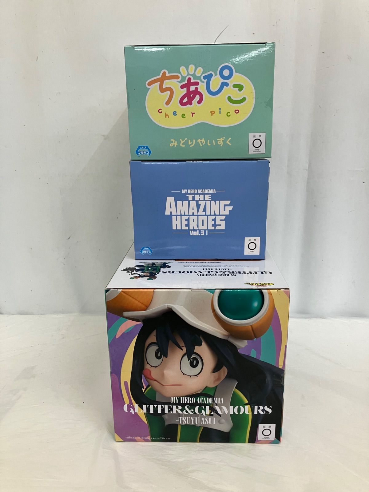 未開封 僕のヒーローアカデミア フィギュア 3種 LFQ515 f101 - メルカリ