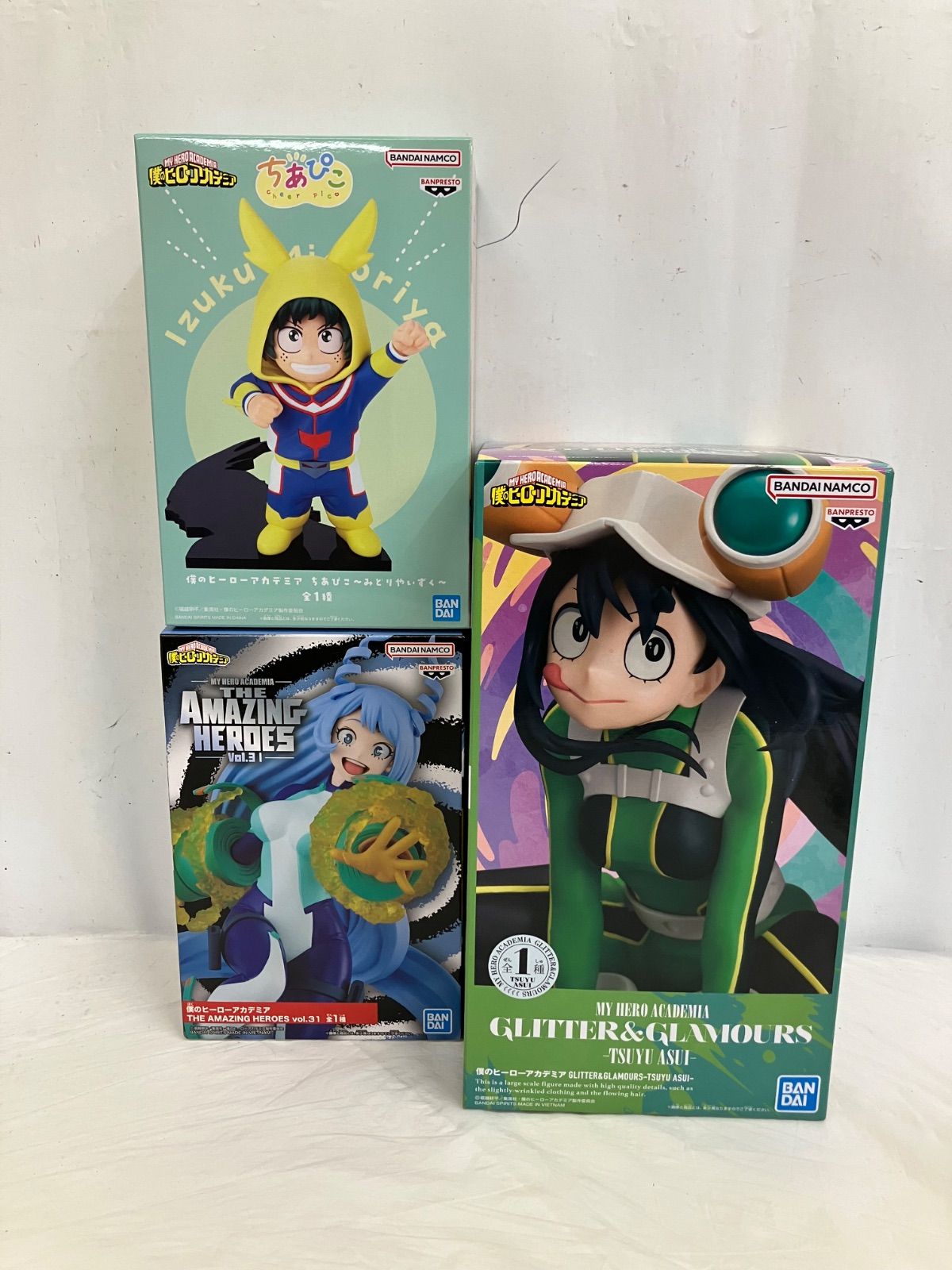 未開封 僕のヒーローアカデミア フィギュア 3種 LFQ515 f101 - メルカリ