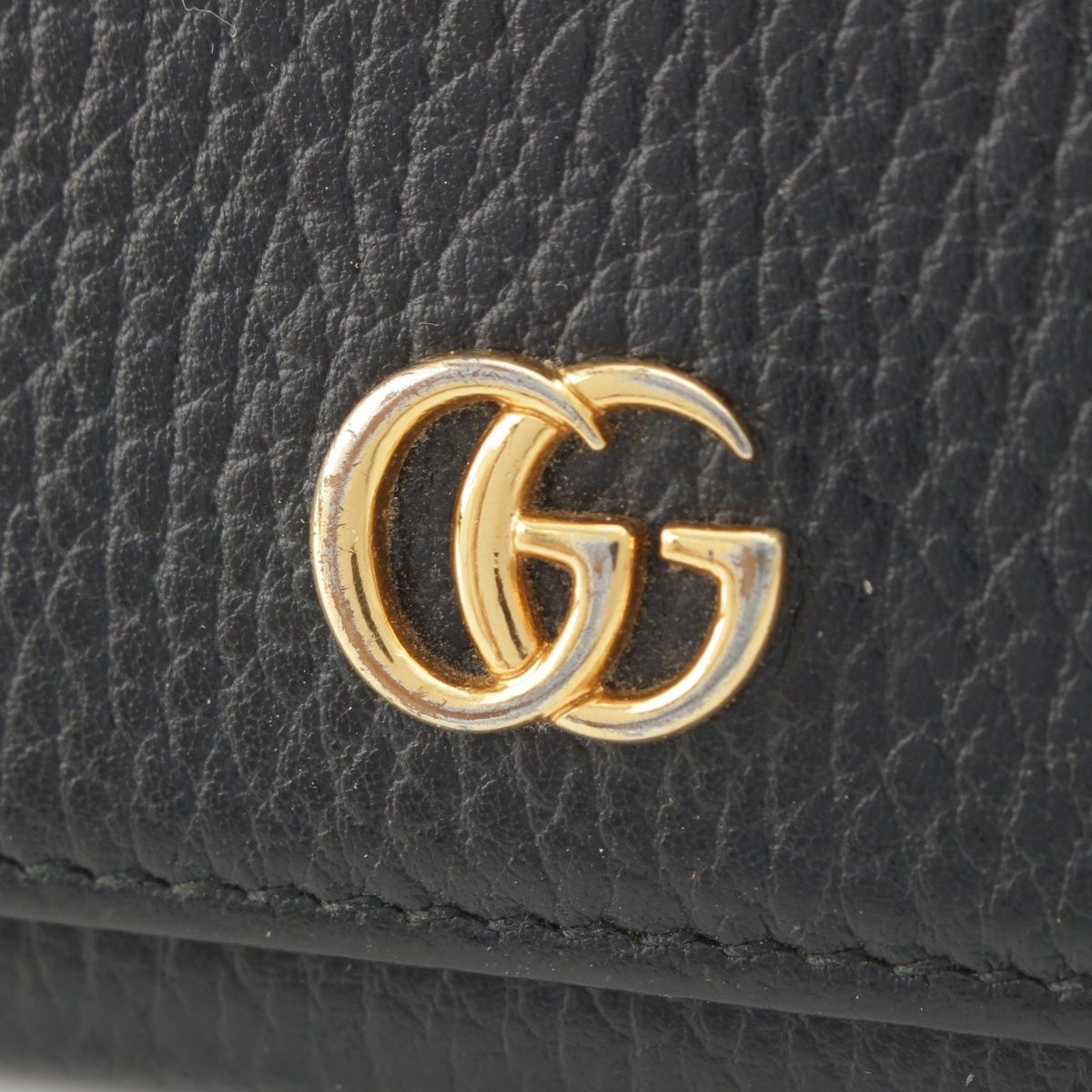 グッチ GGロゴ カードケース 名刺入れ 474748 ブラック【中古】 - メルカリ