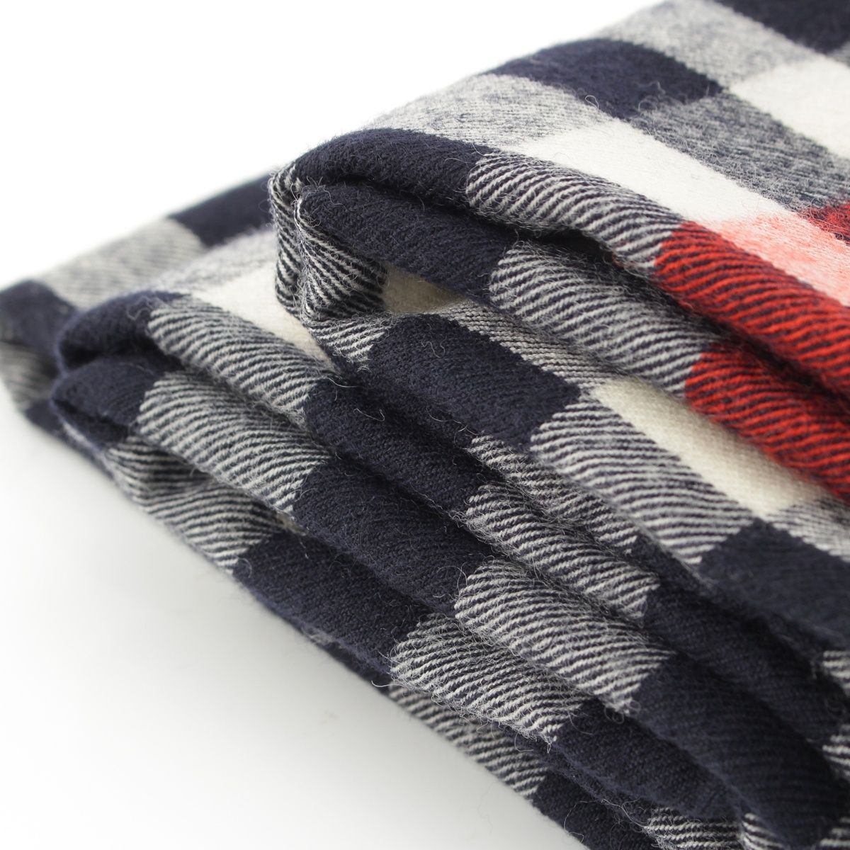 ローブドシャンブルコムデギャルソン 最高 チェック柄 大判 ストール